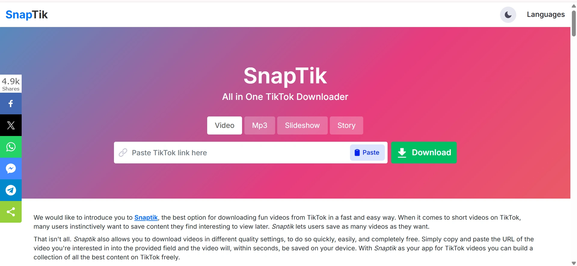 TikTok Downloader: Cara Cepat Simpan Video Favorit Tanpa Watermark