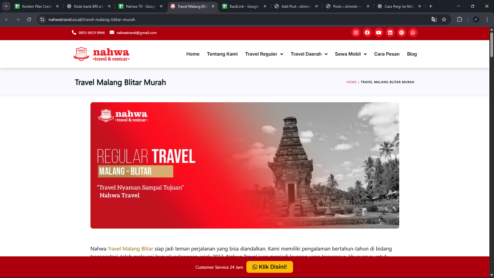 Rekomendasi Transportasi Nyaman dari Malang Menuju Kota Proklamator